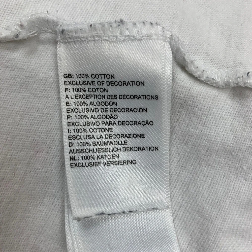 The North Face T-Shirt Mens XL White Long Sleeve Cotton Graphic Logo‎